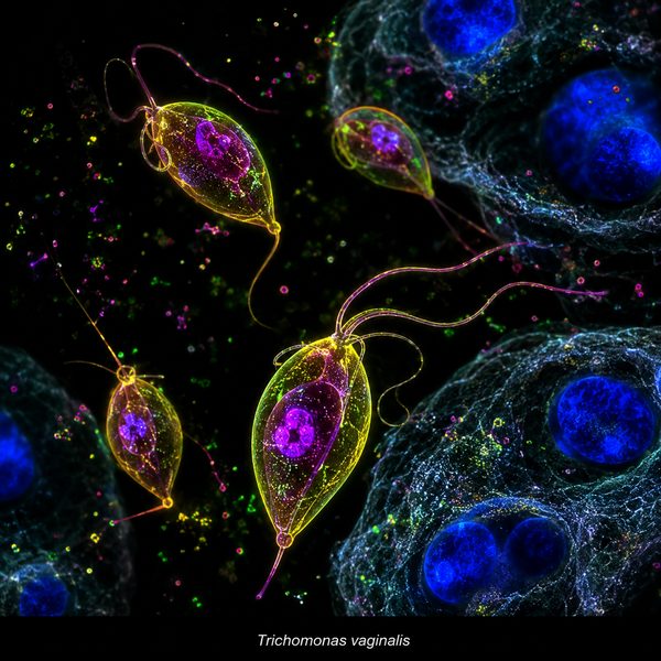 Trichomonas — molecular fluorescence imaging