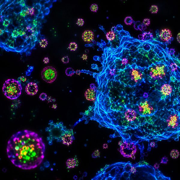 HIV p24 Antigen — molecular fluorescence imaging